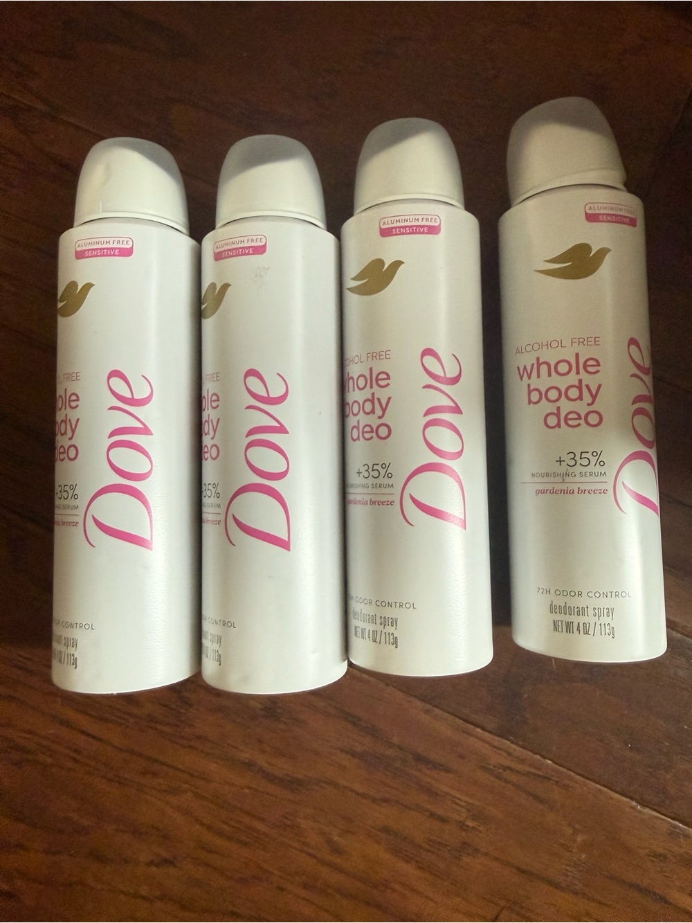 Dove whole body deo